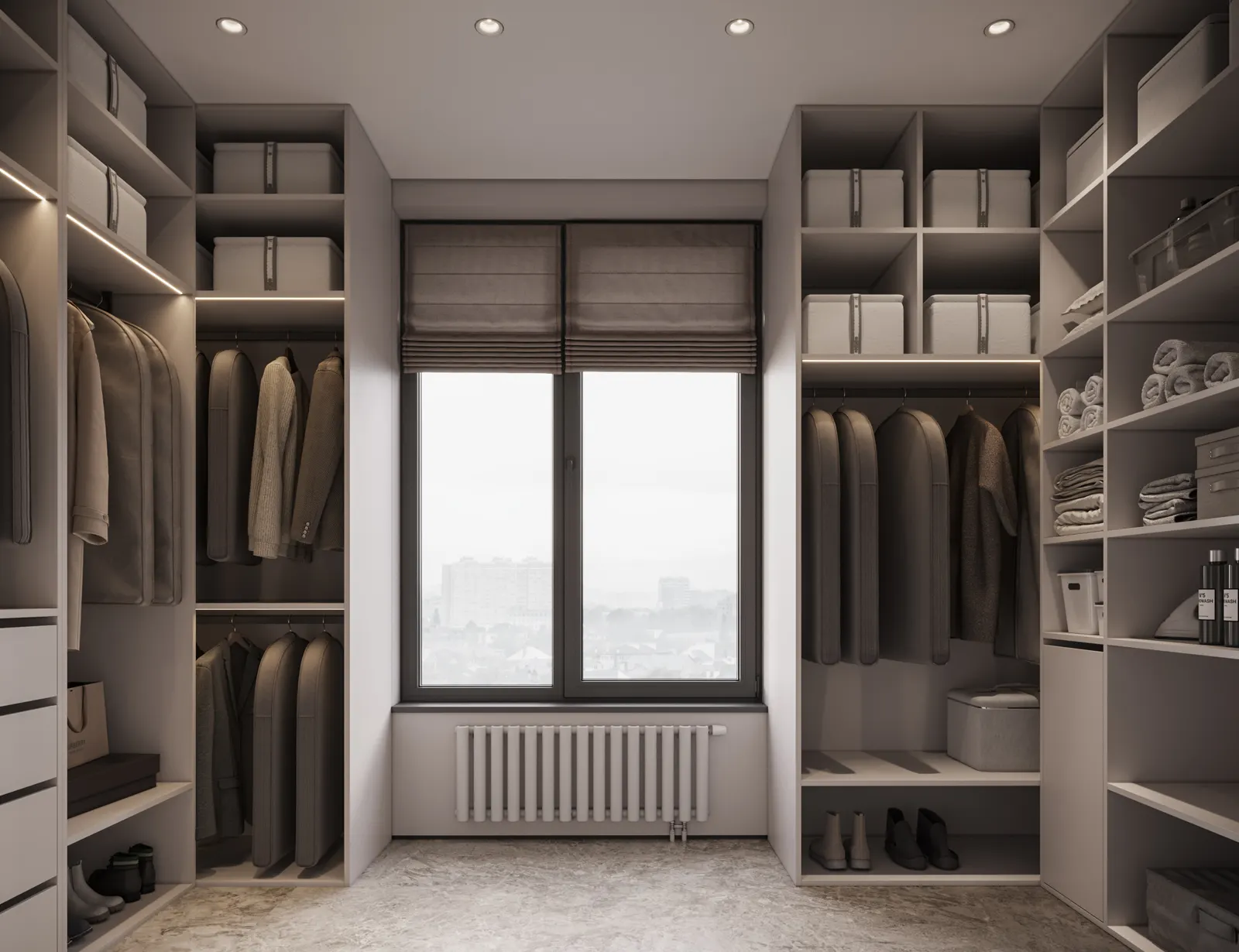 Постирочная — ЖК Остров · 143 м², 3D-визуализация, ракурс 1