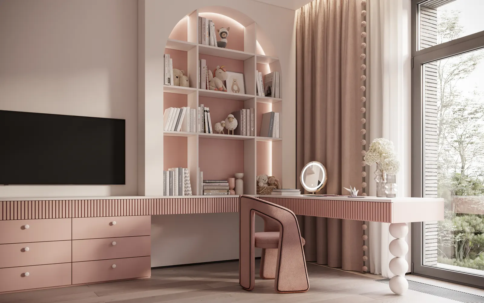 Детские комнаты — КП Цветочный, 3D-визуализация, ракурс 6